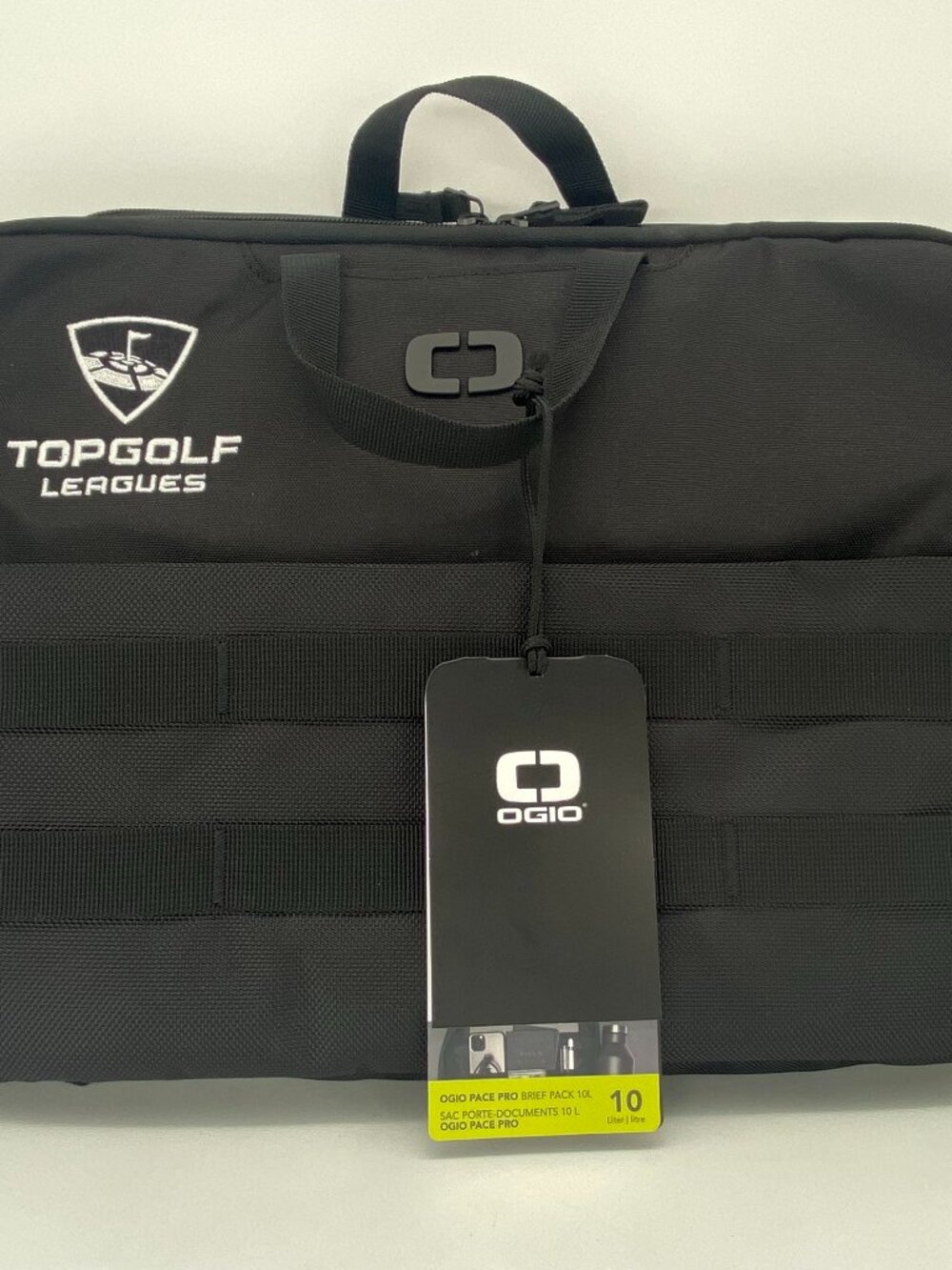 OGIO Pace Pro 10L Briefcase Backpack Top Golf Leagues Logo Laptop Travel Bag NWT